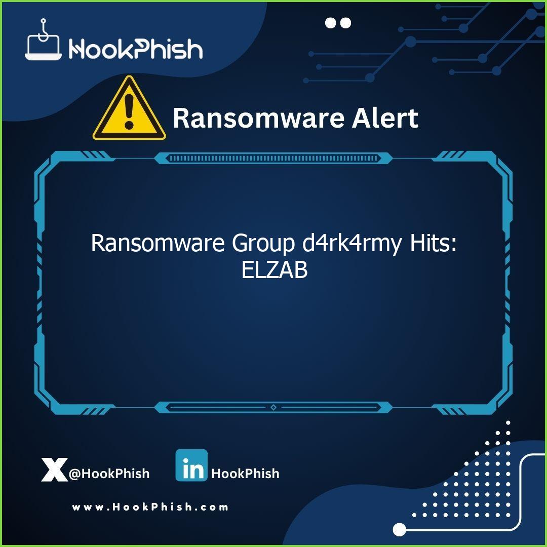hookphish post ransomware group drkrmy hits elzab