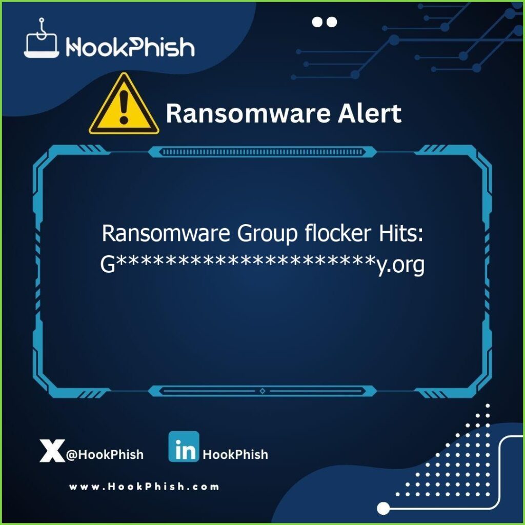 hookphish post ransomware group flocker hits gy org
