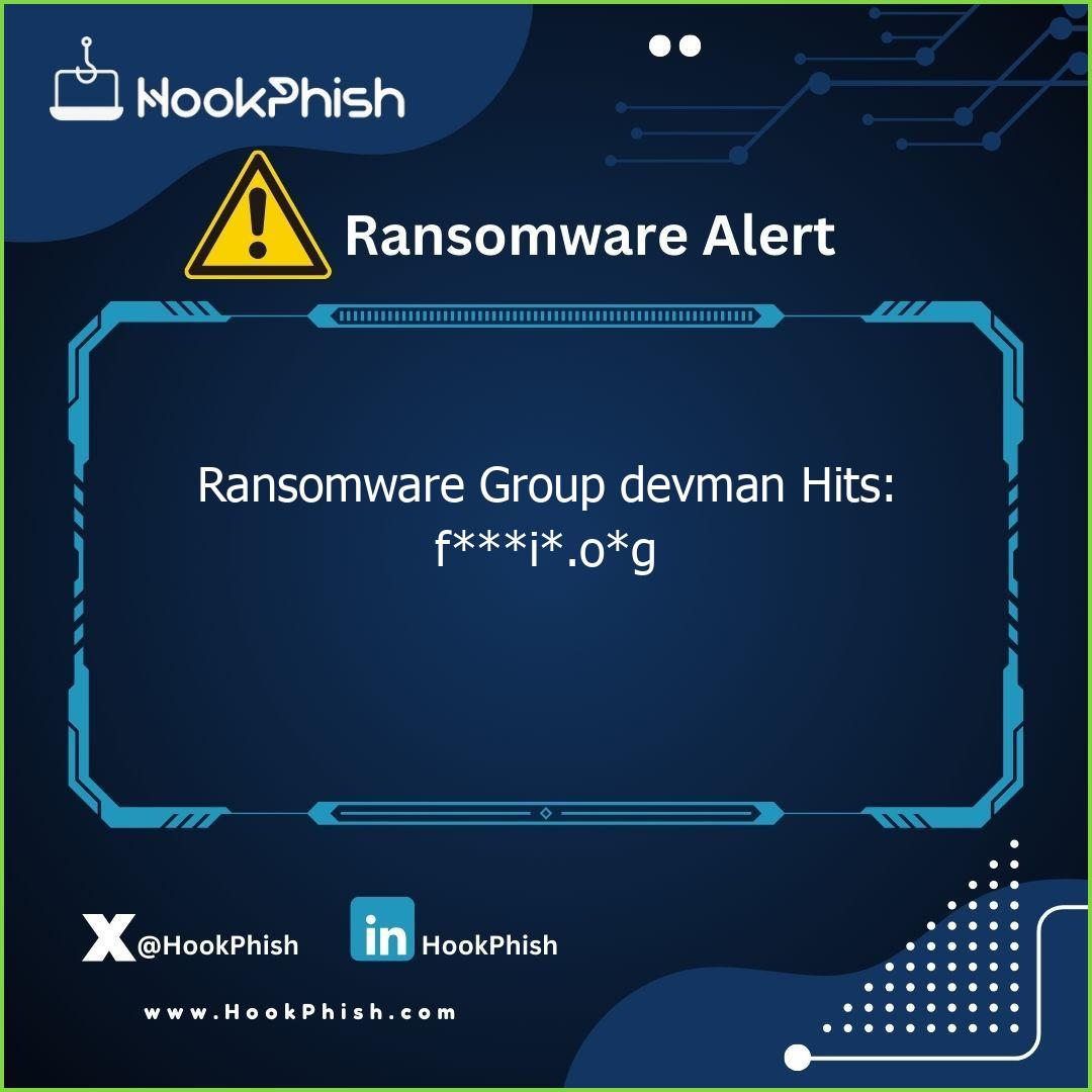 hookphish post ransomware group devman hits fi og